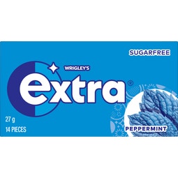 Extra Peppermint Sugar Free Chewing Gum 14 Pieces 27g image