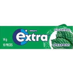 EXTRA SPEARMINT Sugarfree Chewing Gum 10 pieces 14 g image
