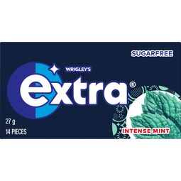 EXTRA INTENSE MINT Sugarfree Chewing Gum 14 Pieces 27 g image