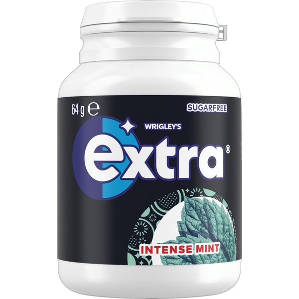 EXTRA Intense Mint Sugar Free Chewing Gum Bottle 64g